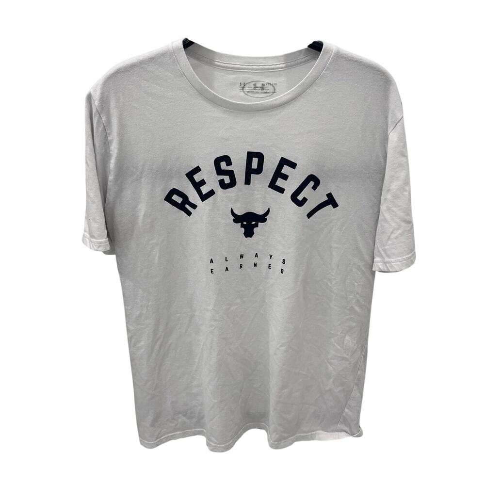 Under Armour Men's XL The Rock Brahma Bull "Respect" Graphic T-shirt